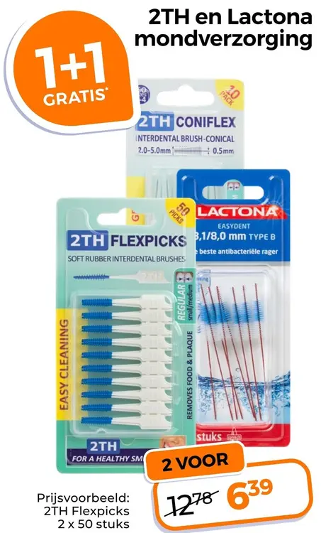 Aanbieding: 2TH en Lactona mondverzorging