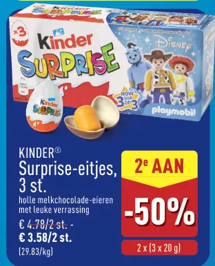 Promotie: KINDER Surprise-eitjes