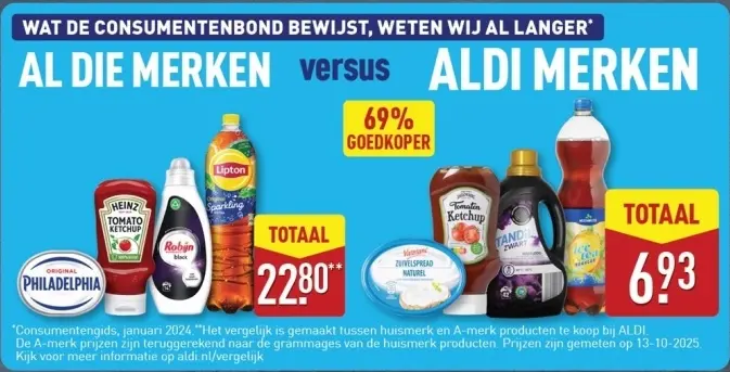 Aanbieding: Aldi merken