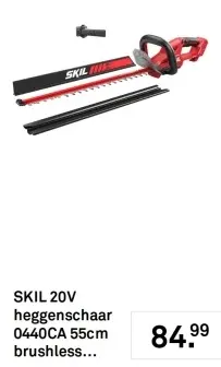 Aanbieding: 20V heggenschaar 0440CA 55cm brushless