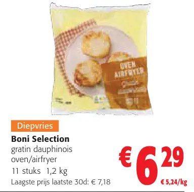 Aanbieding: gratin dauphinois oven/airfryer