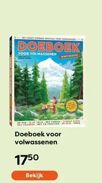 Aanbieding: Doeboek voor volwassenen