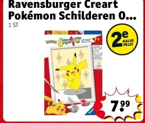 Aanbieding: Creart Pokémon Schilderen op Nummer