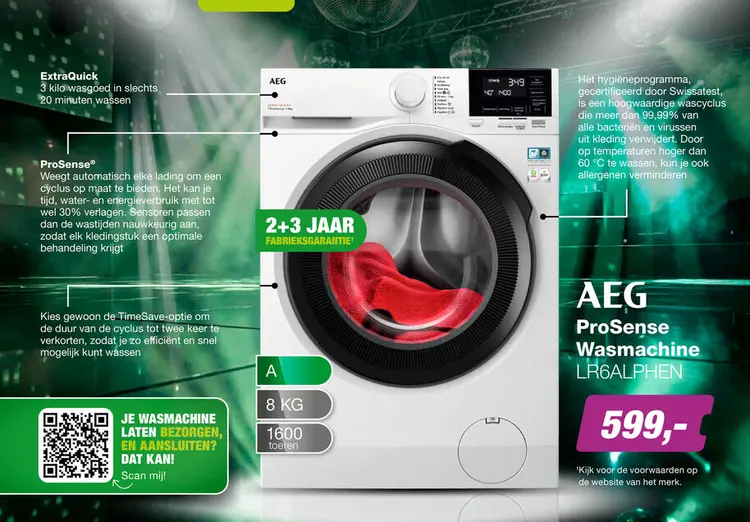 Aanbieding: ProSense Wasmachine LR6ALPHEN
