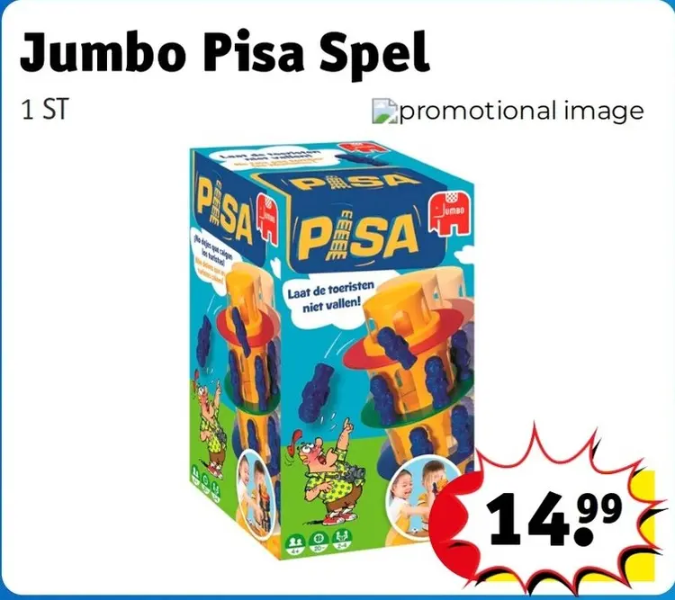 Promotie: Jumbo Pisa Spel