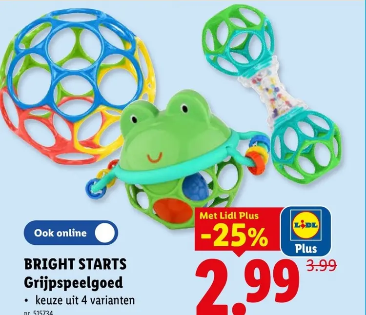 Promotie: Bright Starts Grijpspeelgoed