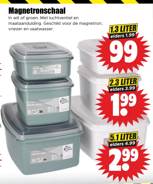 Aanbieding: Magnetronschaal