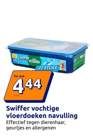 Aanbieding: Swiffer vochtige vloerdoeken navulling