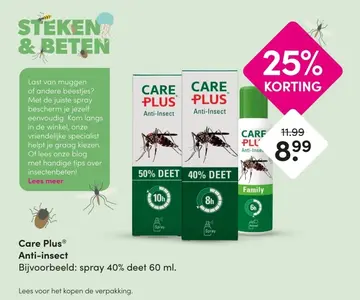 Aanbieding: Care Plus Anti-insect