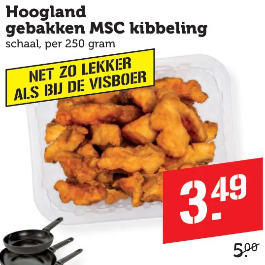 Aanbieding: Hoogland Gebakken MSC kibbeling