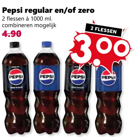 Aanbieding: Regular en/of zero