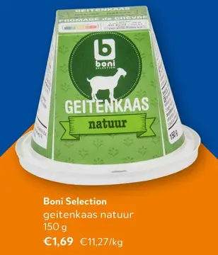 Aanbieding: Boni Selection geitenkaas natuur