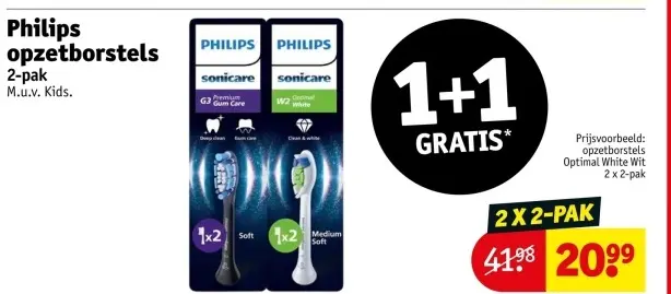 Aanbieding: Philips opzetborstels