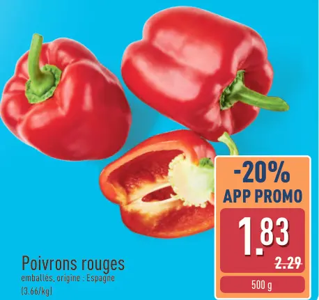Offre: Poivrons rouges