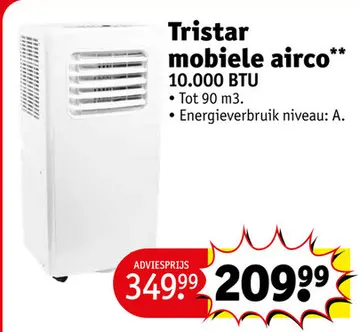 Aanbieding: Tristar mobiele airco