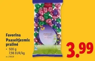 Promotie: Paaseitjesmix praliné