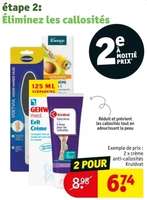 Offre: Éliminez les callosités