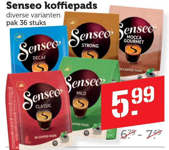 Aanbieding: Senseo koffiepads