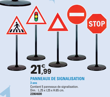 Offre: PANNEAUX DE SIGNALISATION