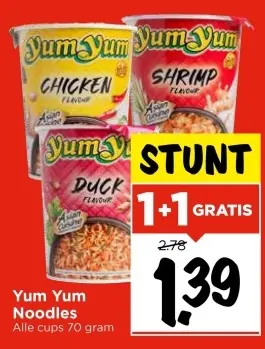 Aanbieding: Yum Yum Noodles