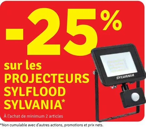Offre: Projecteurs sylflood