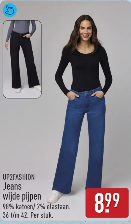 Aanbieding: Jeans wijde pijpen