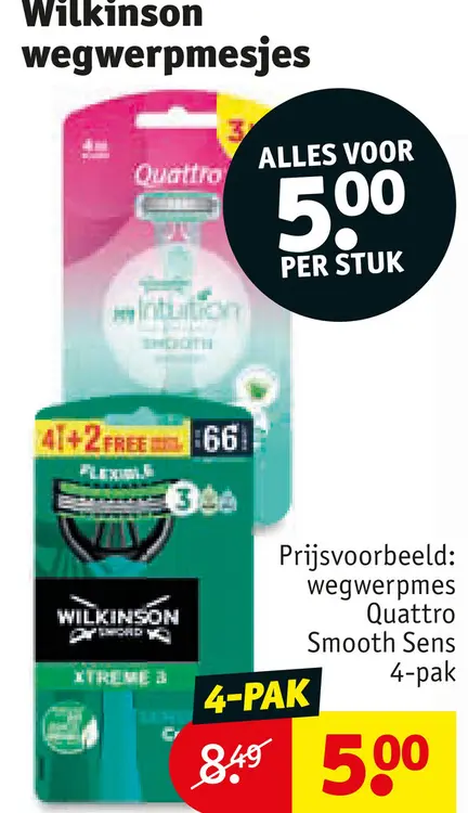 Aanbieding: Wilkinson wegwerpmesjes