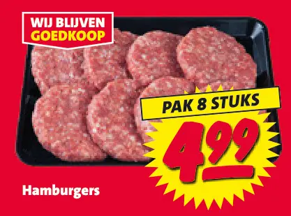Aanbieding: Hamburgers