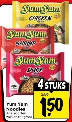 Aanbieding: Yum Yum Noodles