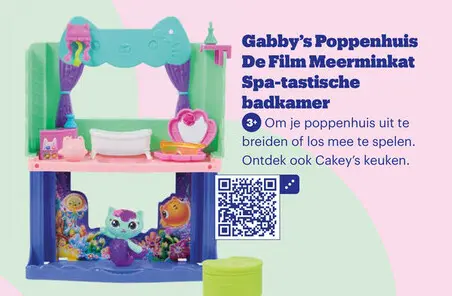 Aanbieding: Gabby's Poppenhuis De Film Meerminkat Spa-tastische badkamer