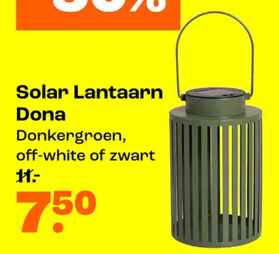 Aanbieding: Solar Lantaarn Dona