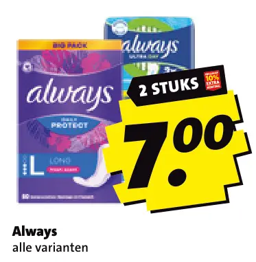 Aanbieding: Always