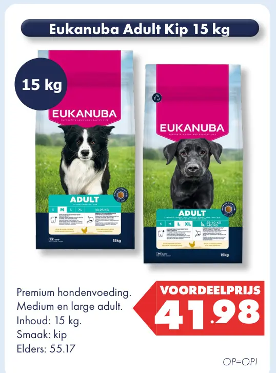 Aanbieding: Eukanuba Adult Kip