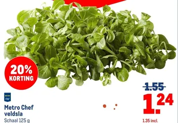 Aanbieding: Metro Chef veldsla