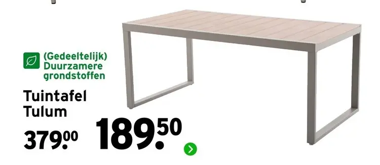 Aanbieding: Tuintafel Tulum