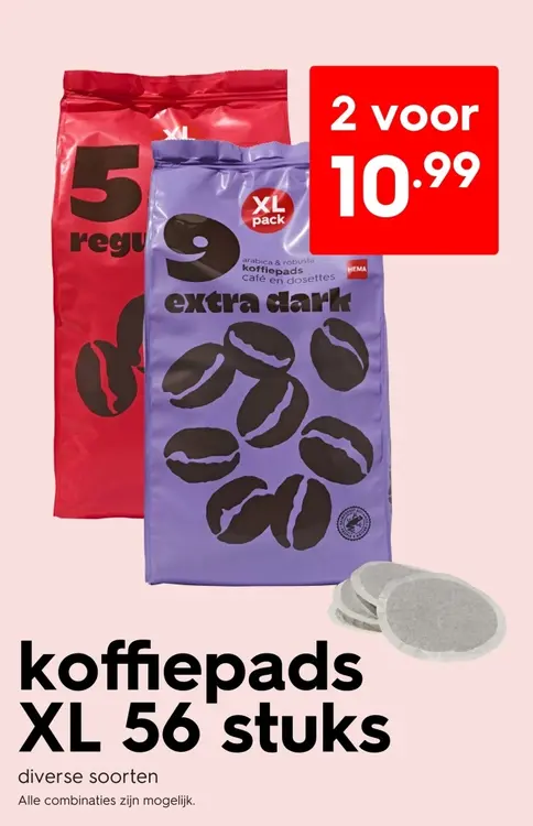 Aanbieding: koffiepads
