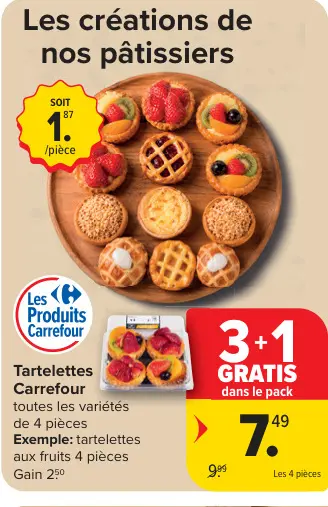Offre: Tartelettes