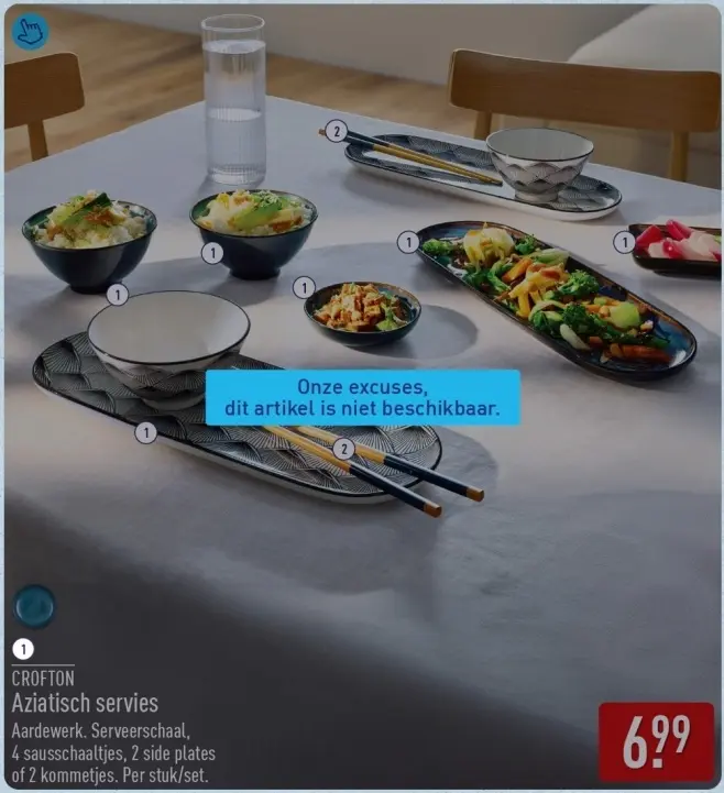 Aanbieding: Aziatisch servies