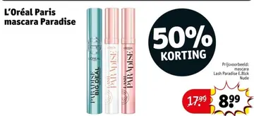 Aanbieding: L'Oréal Paris mascara Paradise