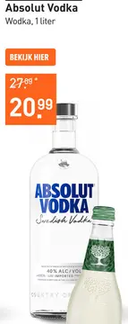 Aanbieding: Absolut Vodka