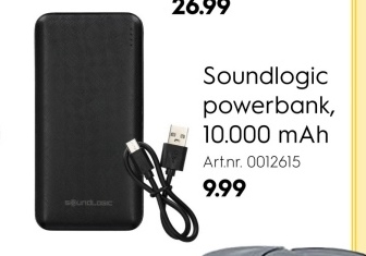 Aanbieding: Soundlogic powerbank