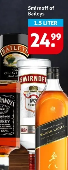 Aanbieding: Smirnoff or Baileys
