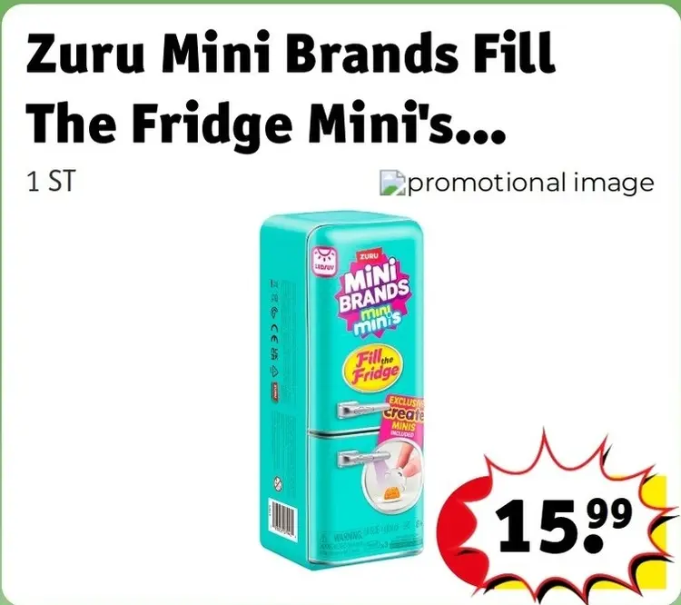 Promotie: Mini Brands Fill The Fridge Mini's
