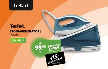 Aanbieding: Tefal STOOMGENERATOR