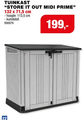 Promotie: Tuinkast "store it out midi prime"