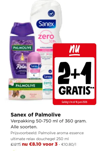 Promotie: Sanex of Palmolive