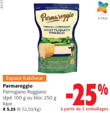 Offre: Parmigiano Reggiano râpé