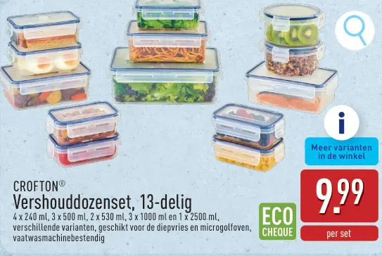 Promotie: Vershouddozenset, 13-delig