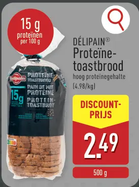 Promotie: Proteïne-toastbrood