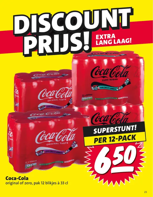 Aanbieding: Coca-Cola